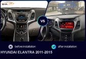 Màn hình Gotech GT8 Hyundai Elantra 2011 - 2015